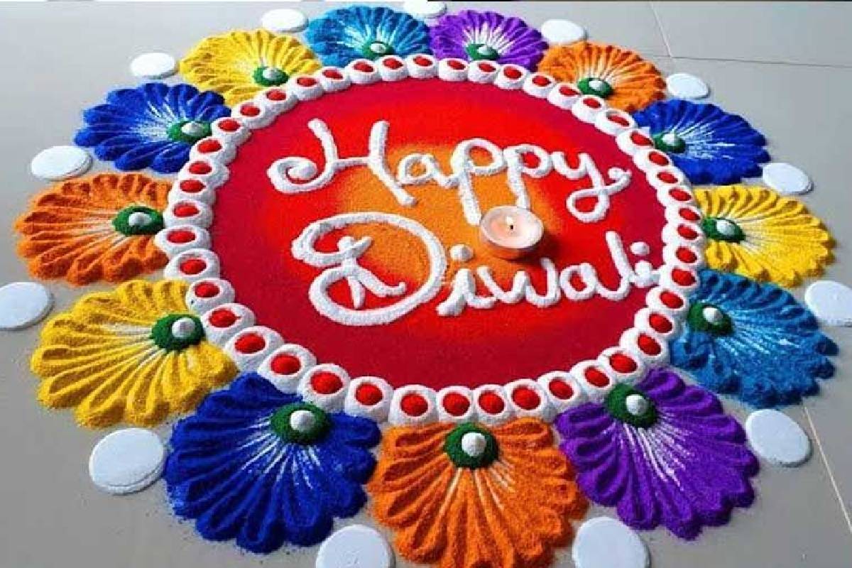 Diwali Simple Rangoli Designs For Home