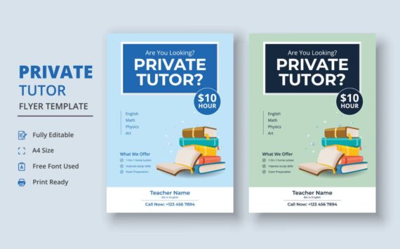 Home Tuition Posters For Tuition Classes