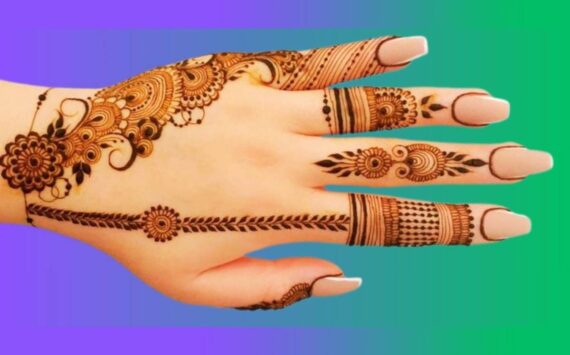 Simple Finger Mehndi Royal Front Hand Mehndi Design