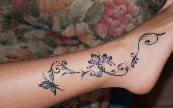 Ankle Lower Leg Small Tattoos For Females